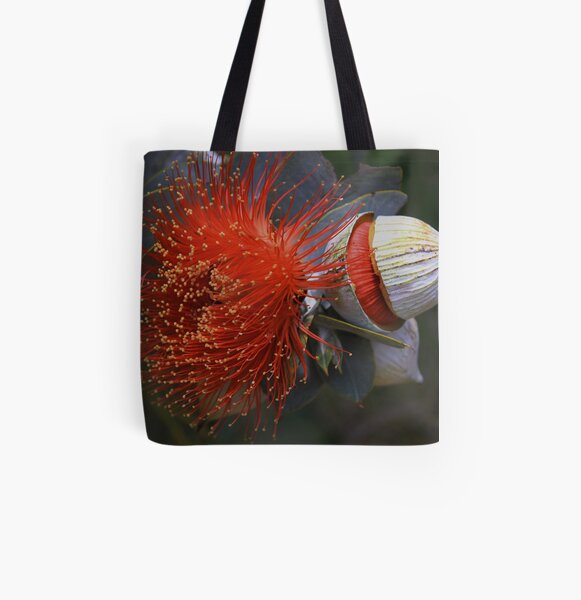 Eucalyptus macrocarpa All Over Print Tote Bag