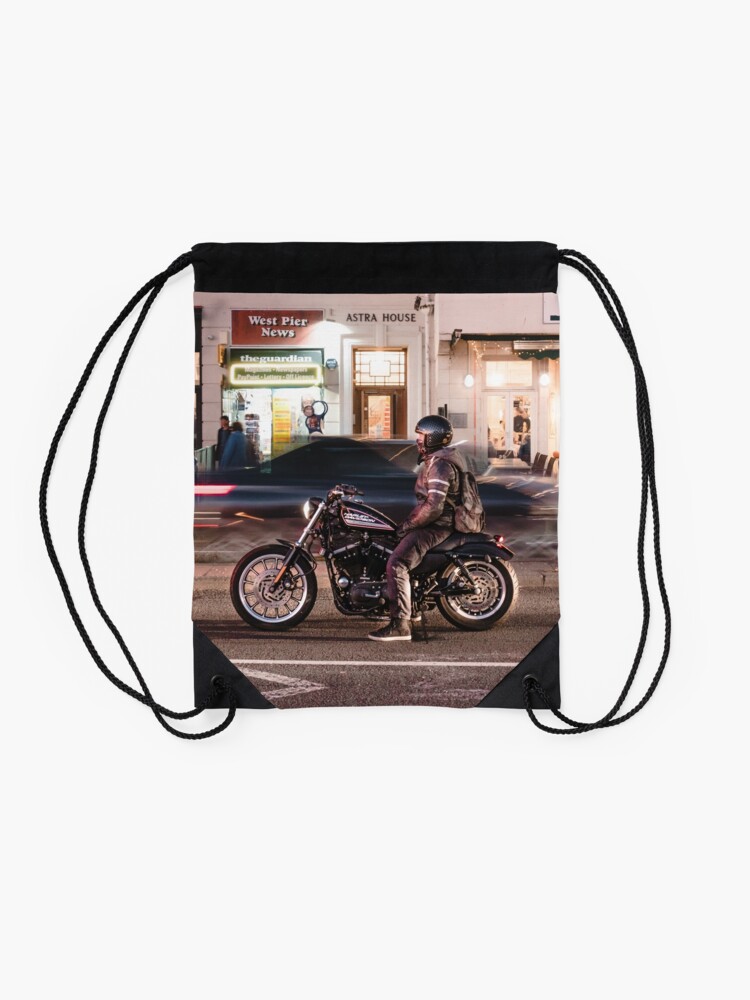 harley davidson drawstring backpack