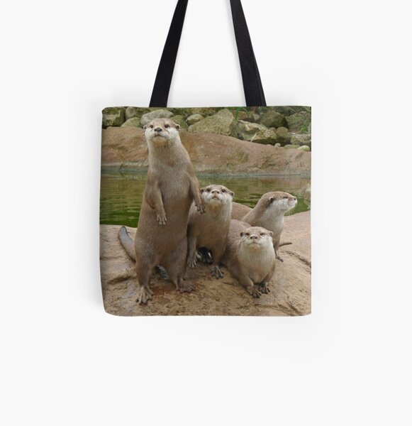 The power of otter All Over Print Tote Bag