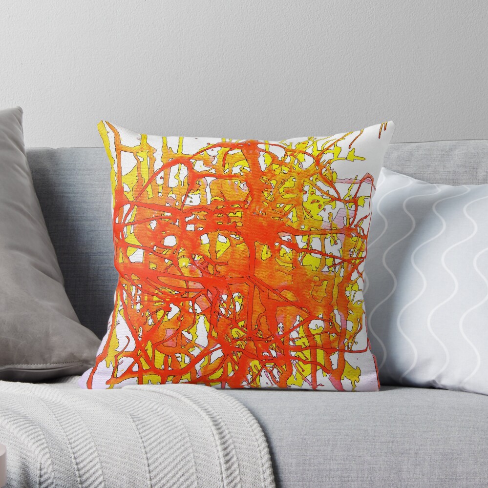 Bad Hair Day Throw Pillow