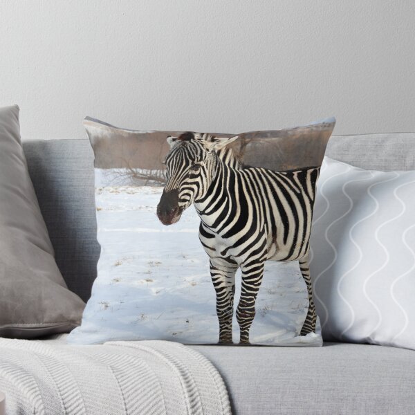 Item preview, A zebra in the......snow??? designed and sold by patticake.