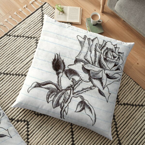 First Rose Floor Pillow