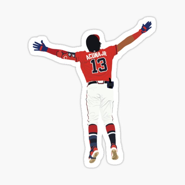Ronald Acuña Jr. Home Run Celebration Sticker