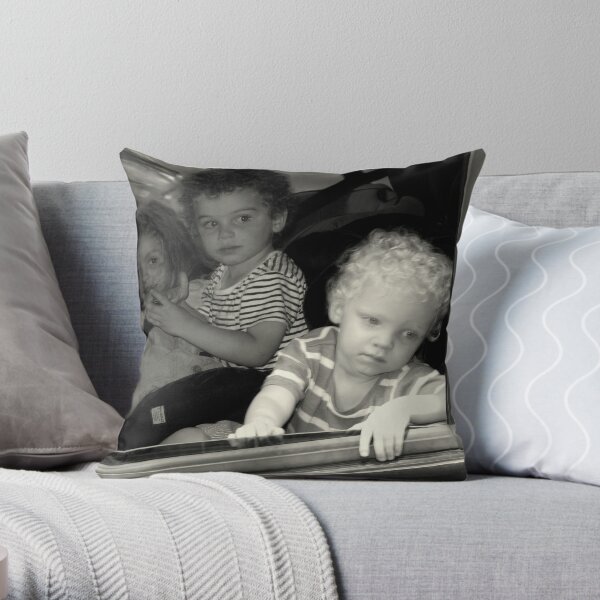 Siblings Throw Pillow