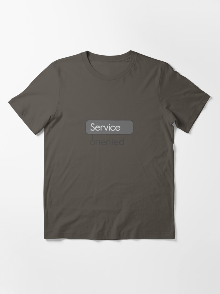 Thumbnail 3 of 7, Essential T-Shirt, Service Oriented designed and sold by geekcasuals.