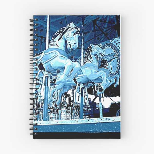 Item preview, Midnight  Carousel Horses designed and sold by Jean Gregory Evans.