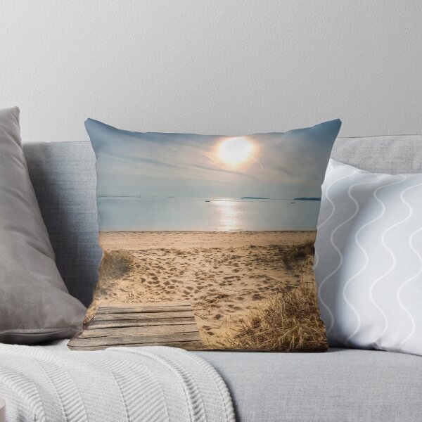 MayoBeach Throw Pillow