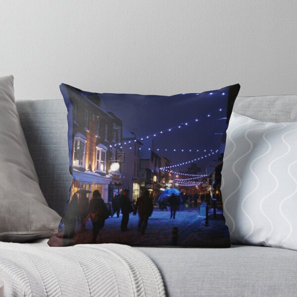 Item preview, Snowy Blue High Street (Canterbury in the Snow 2010) designed and sold by JJFA.