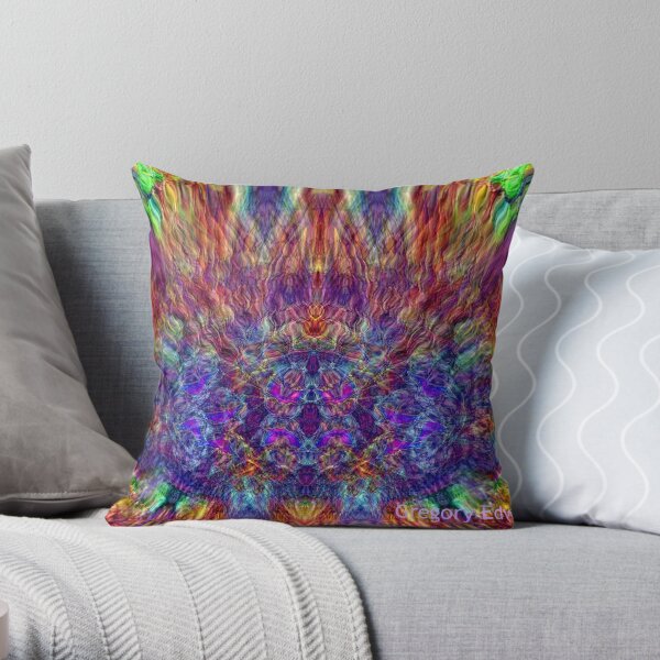 Live Electric J Places Throw Pillow