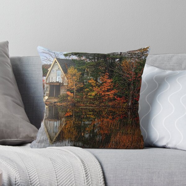The Boathouse Throw Pillow