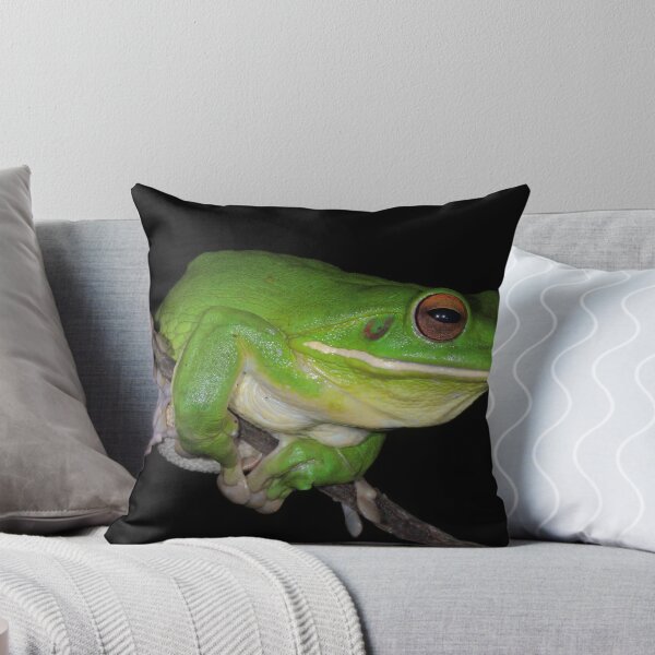 Item preview, White-lipped Tree Frog Profile designed and sold by naturalnomad.