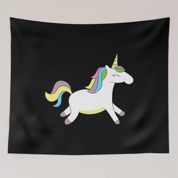 Item preview, Happy unicorn with colorful mane designed and sold by Mohja-Design.
