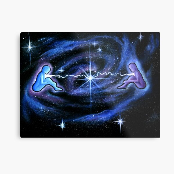 through space and time Metal Print