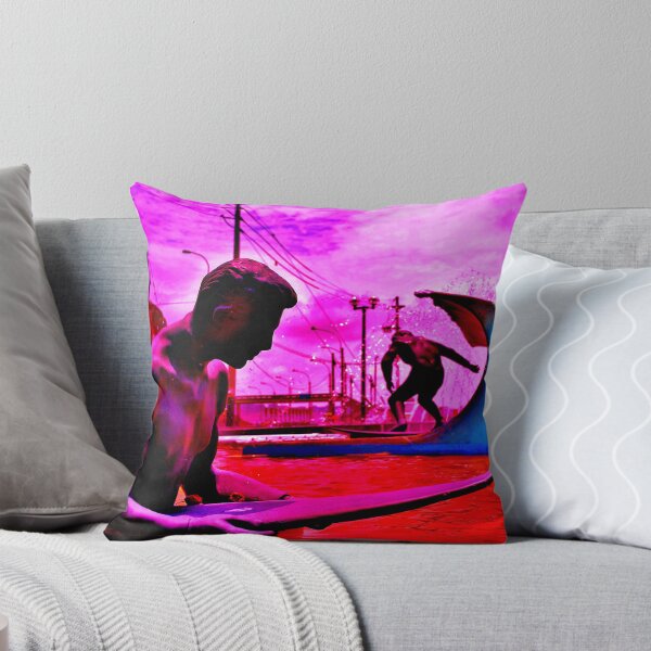 Item preview, Waiting for pink waves in red water designed and sold by blackpixi.
