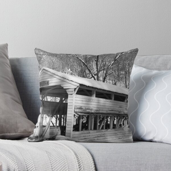 Item preview, Snowy Covered Bridge designed and sold by JLPPhotos.