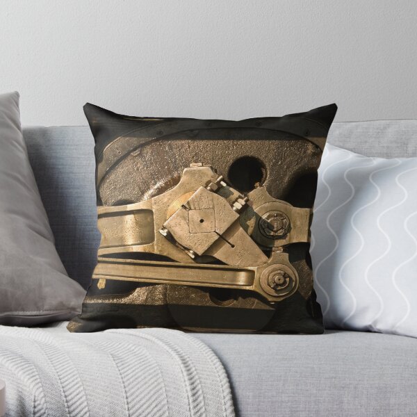 Wheel & gear detail, 3801 Throw Pillow