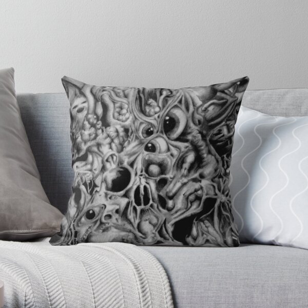 The shaggoth Throw Pillow