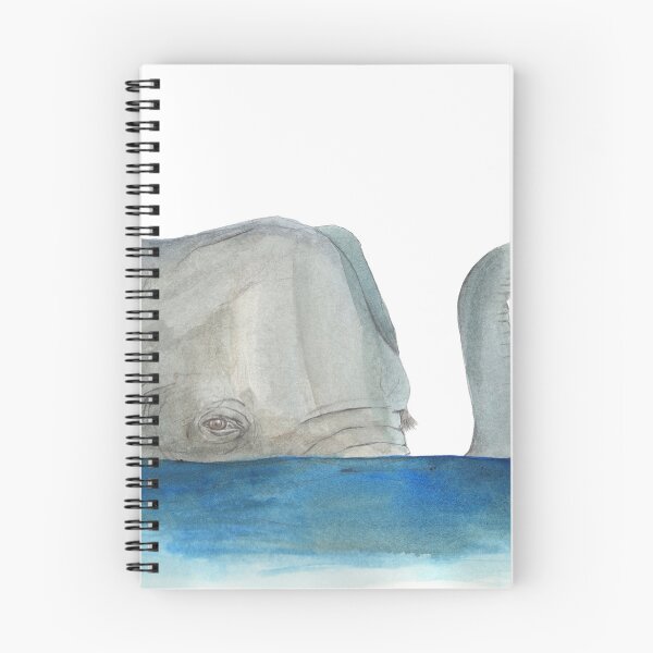 Item preview, Elephant in water designed and sold by Thalia Roman.