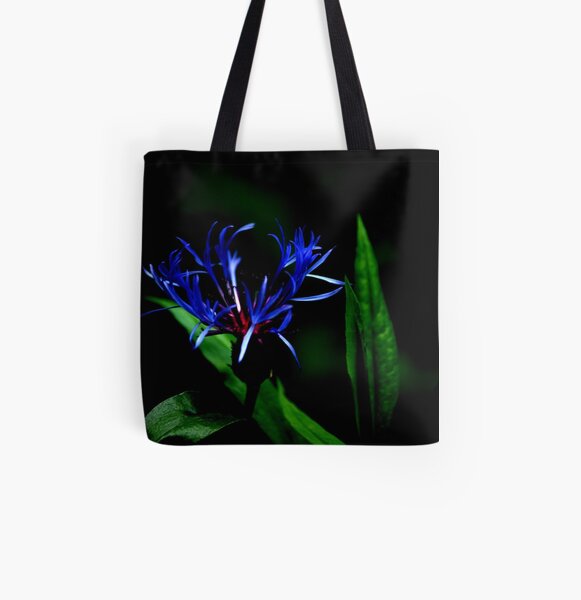 Black & Blue All Over Print Tote Bag