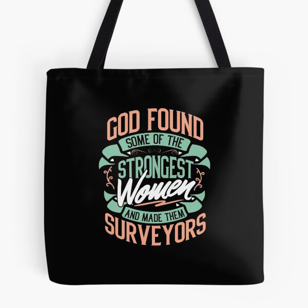 Artikelvorschau, Strong Woman Surveyors Profession Gift entworfen und verkauft von haselshirt.
