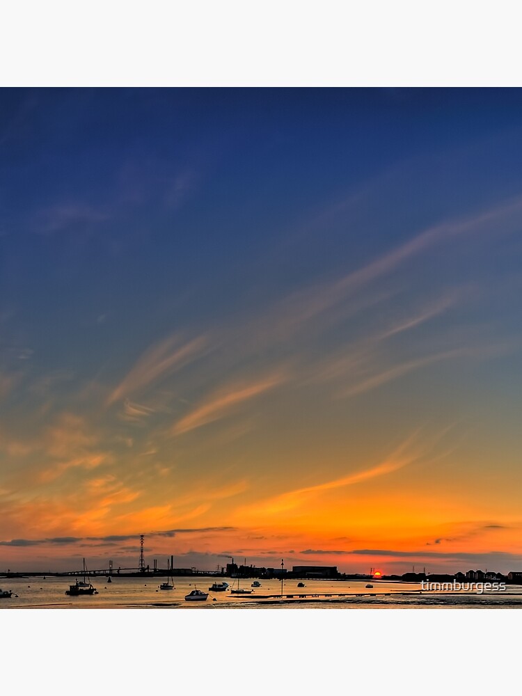 Sunset River Thames Grays by timmburgess