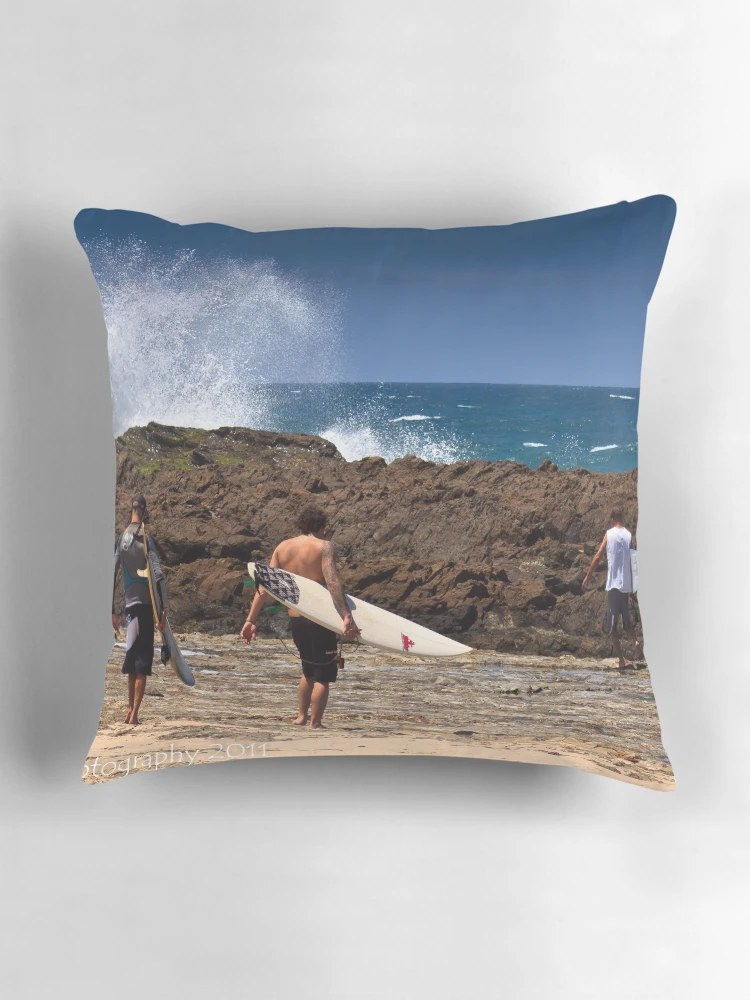 Thumbnail 3 of 4, Pillow, Snapper Rocks designed and sold by kwill.