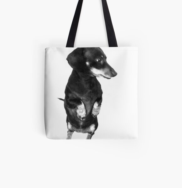 "Begging - But Distracted " All Over Print Tote Bag