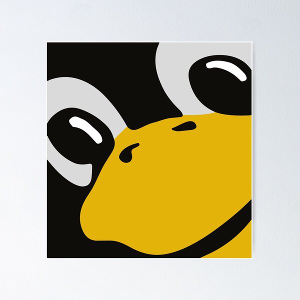 Item preview, linux tux penguin eyes designed and sold by SofiaYoushi.