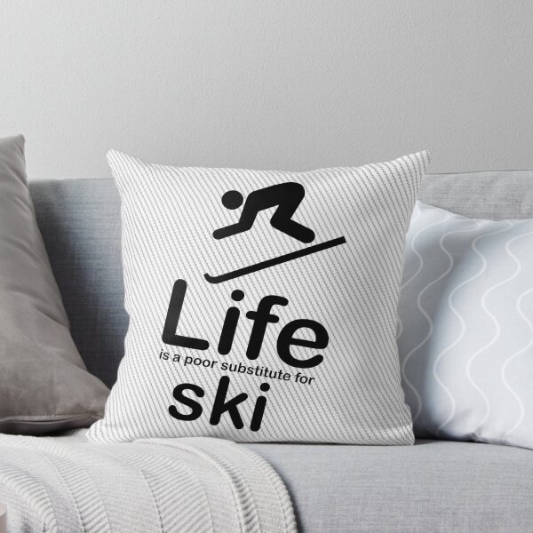 Item preview, Ski v Life - White Graphic designed and sold by Ron Marton.