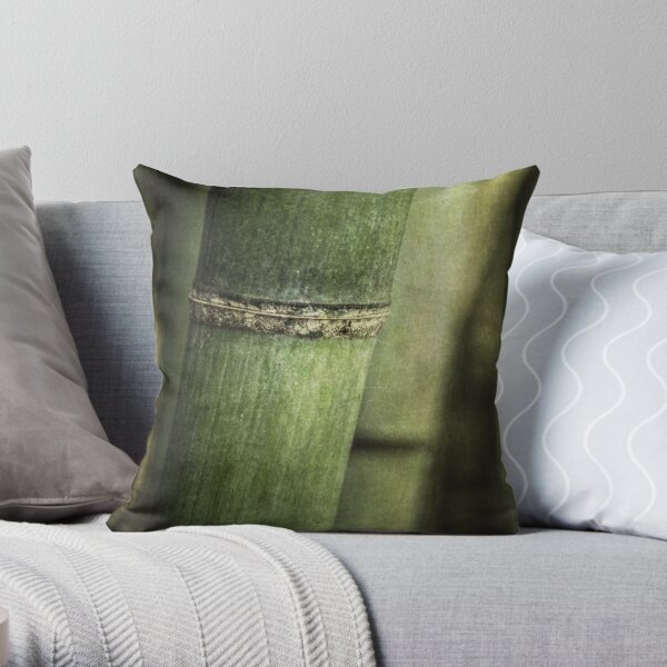 Mysteries of the Bamboo Forest Throw Pillow