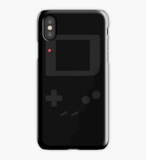 Gameboy black design iPhone Case