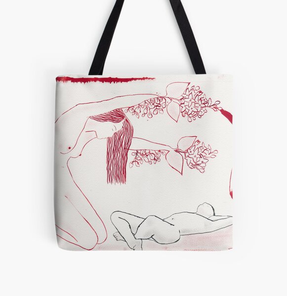 Lilac Wine All Over Print Tote Bag