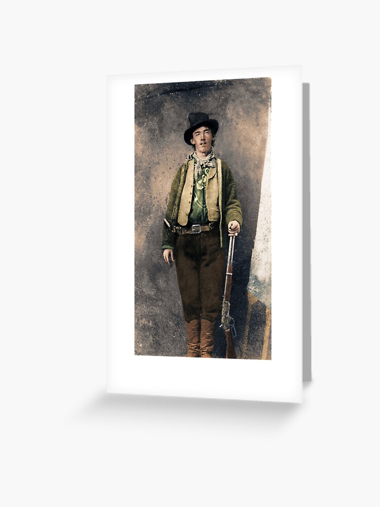 4x6 Photo Reprint Billy the Kid Playing Cards 