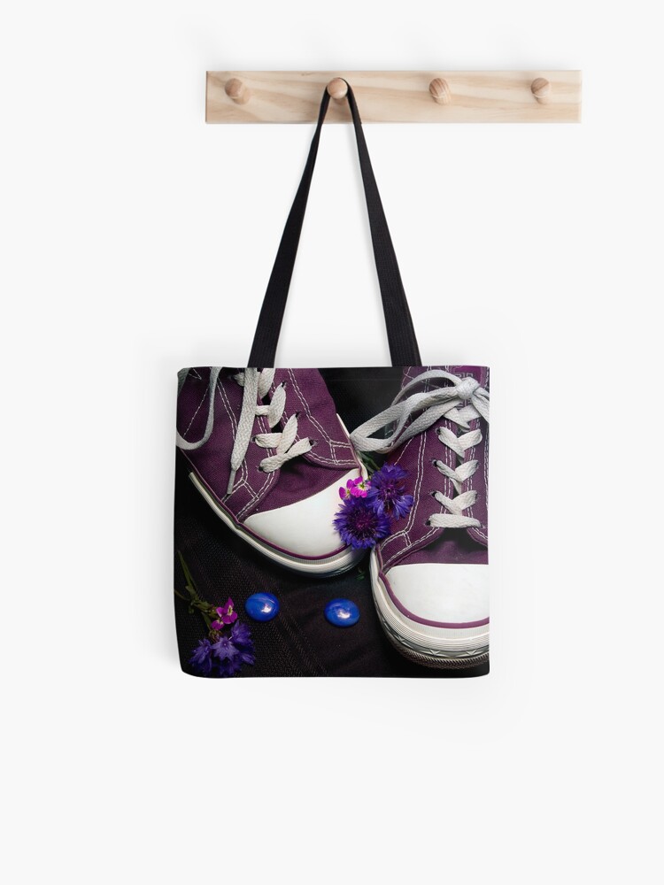 converse bag purple