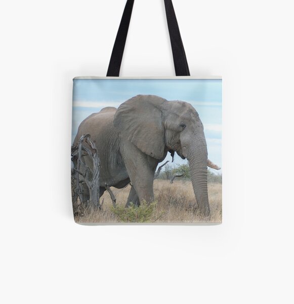 Eentand olifant All Over Print Tote Bag