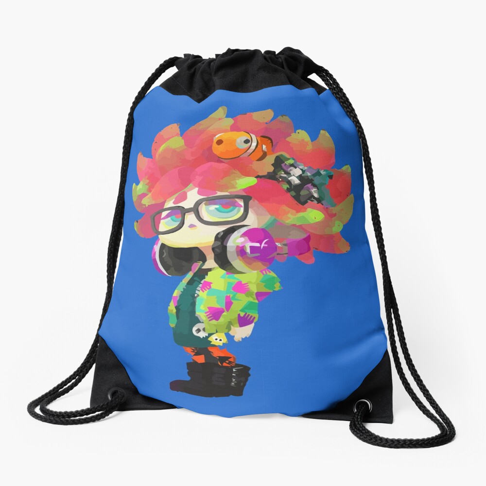 Anemone Annie Drawstring Bag