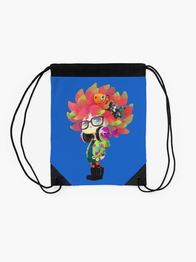 Alternate view of Anemone Annie Drawstring Bag
