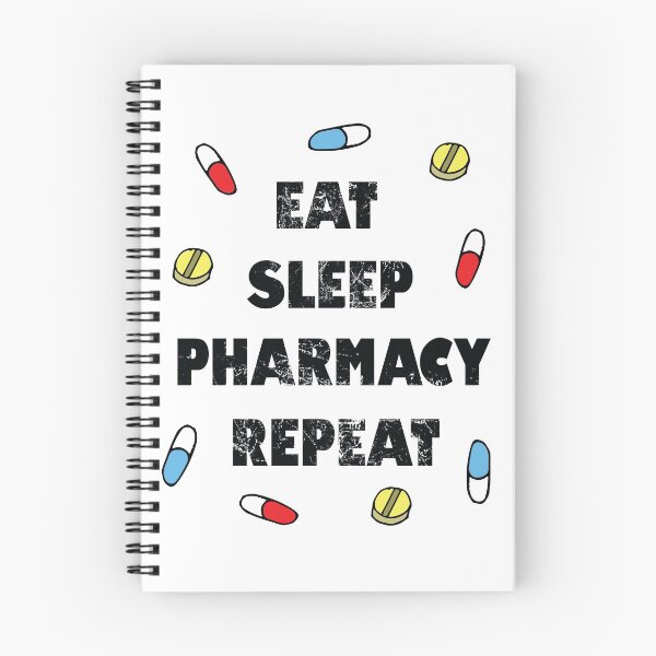 Item preview, Eat, Sleep, Pharmacy, Repeat designed and sold by Geek-topia.