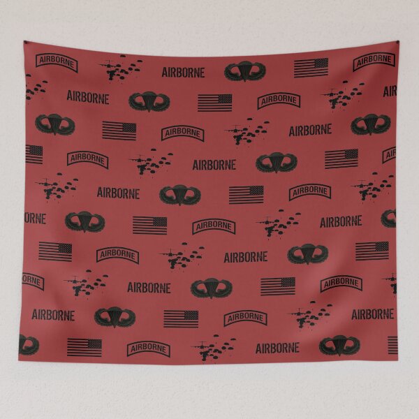 Item preview, Airborne Pattern (Red) designed and sold by Jared Davies.