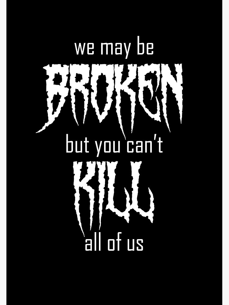 "Motionless In White lyrics White" Spiral Notebook by KilljoyDria