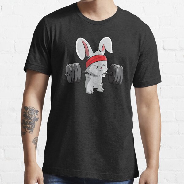 Bunny Fitness Gym Workout Essential T-Shirt for Sale by