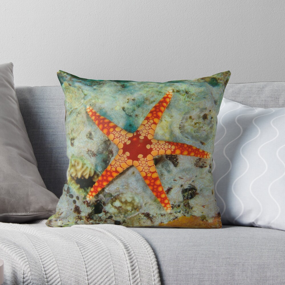 Sea Star Throw Pillow