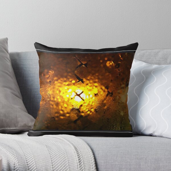 candle lit Throw Pillow