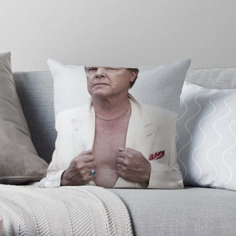 Jess Conrad - Actor, Singer, Showman. Throw Pillow