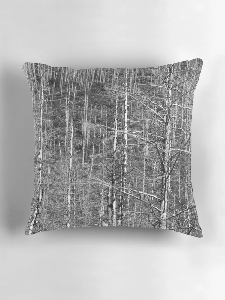 Thumbnail 3 of 4, Pillow, Tree Line designed and sold by Rachell Taylor.