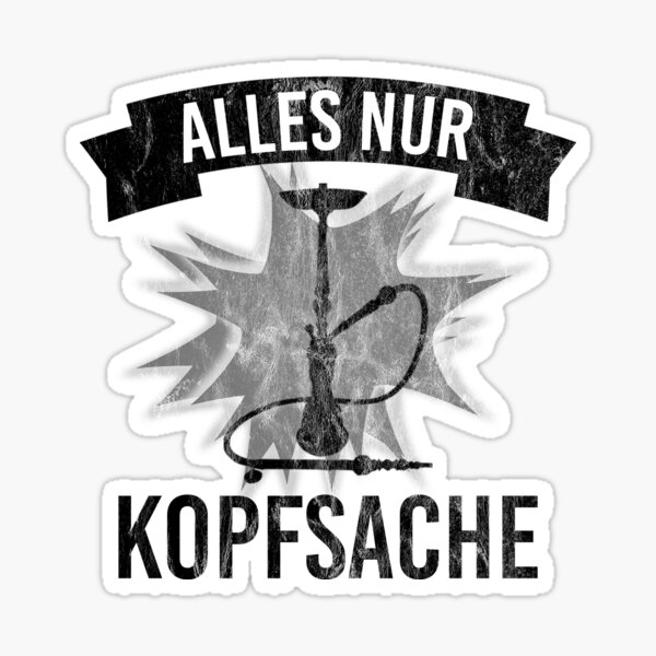 Item preview, Kopfsache Shisha Junkie designed and sold by lsvds.