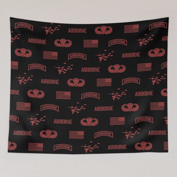 Item preview, Airborne Pattern (Red) designed and sold by Jared Davies.
