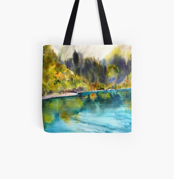 Crystal waters - Jiuziakou All Over Print Tote Bag