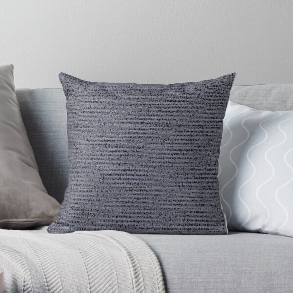 "Dictionary 19" (elusive-evangelise) Throw Pillow