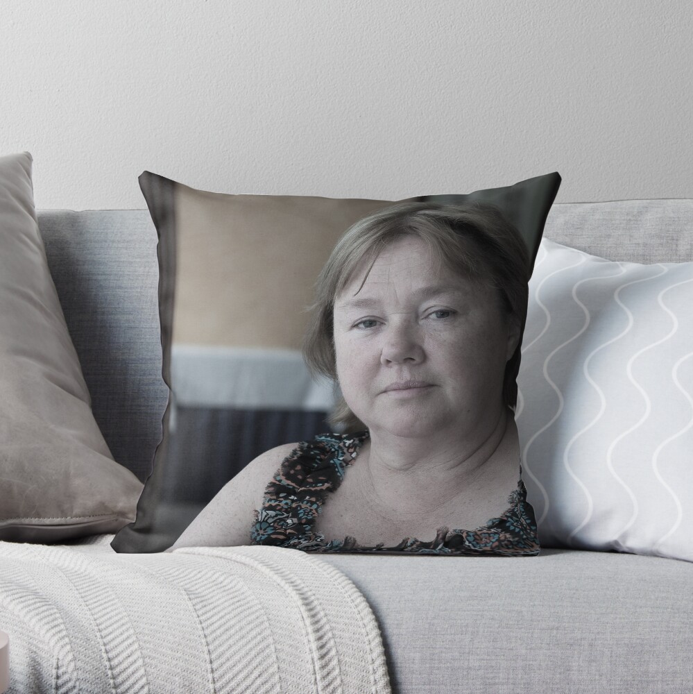 Pauline Quirke Throw Pillow